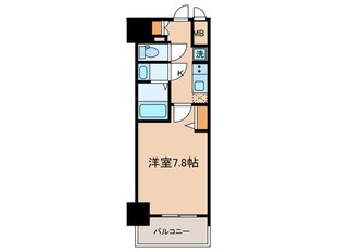 ｱﾄﾞﾊﾞﾝｽ名古屋ﾓｸｼｰ（1301）の物件間取画像